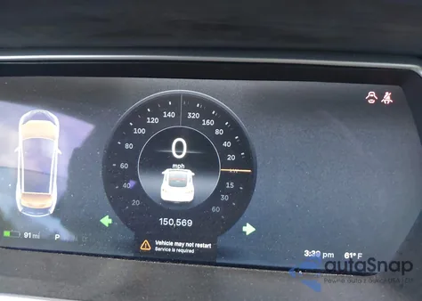 2013 Tesla Model S из США, поврежденный, VIN 5YJSA1CN7DFP04531